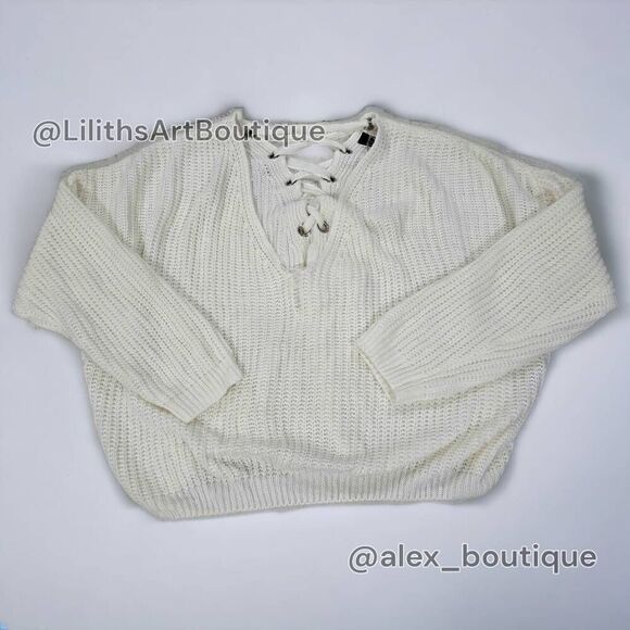 Windsor Oversized Knit Sweater(J009)-Size L for Women - Picture 8 of 12